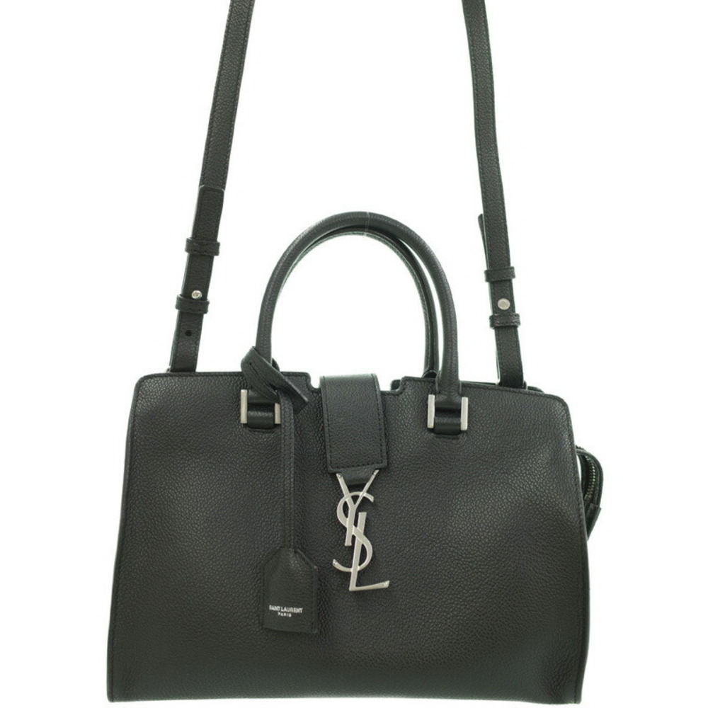 SAINT LAURENT PARIS Cabas 2WAY Leather Handbag - Picture 1 of 9